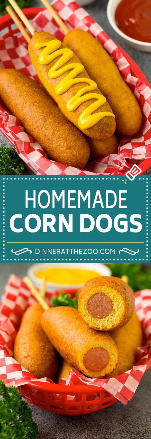 Homemade corn dogs are so easy to make and are even better than what you'd get at the fair!