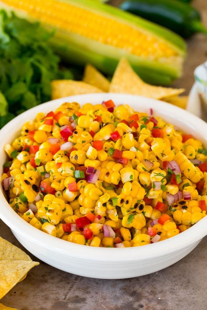Corn Salsa: a make-tonight method
