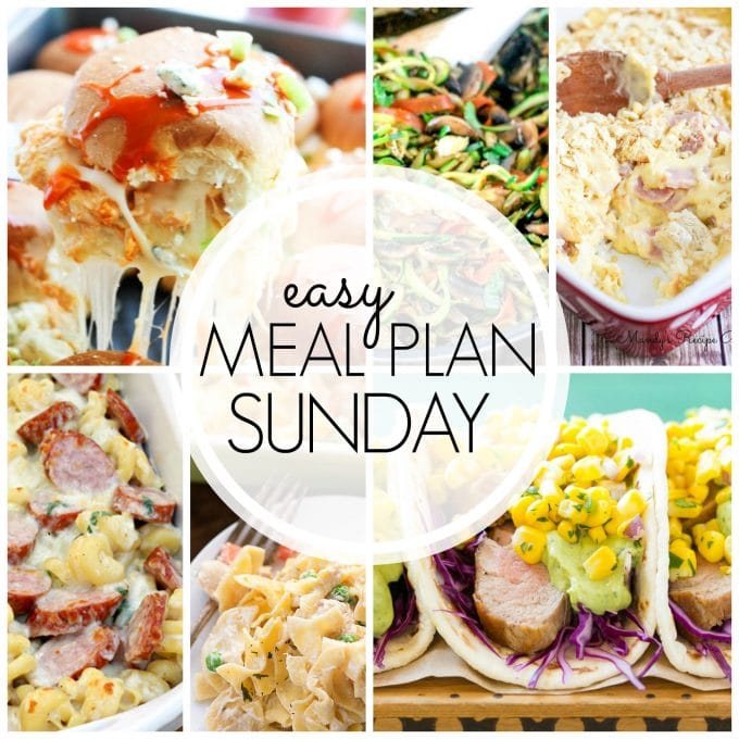 Straightforward Meal Plan Sunday - Week 56