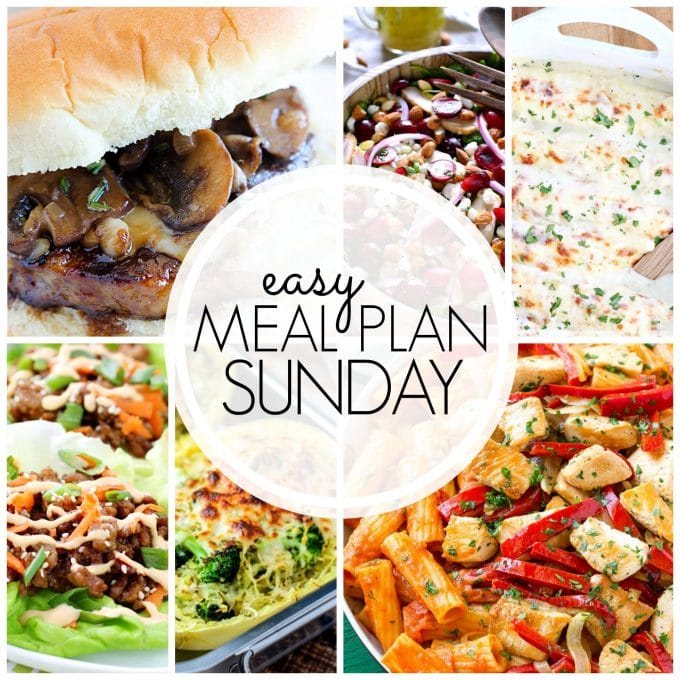 Straightforward Meal Plan Sunday Week 51