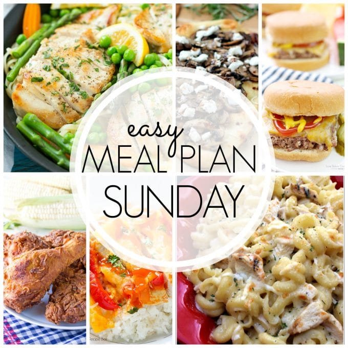Straightforward Meal Plan Sunday - Week 54