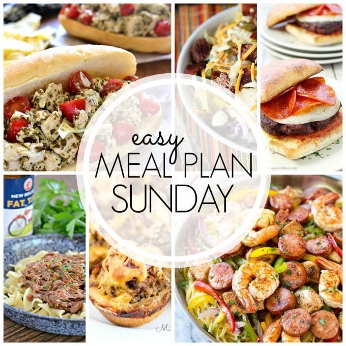 Straightforward Meal Plan Sunday - Week 57