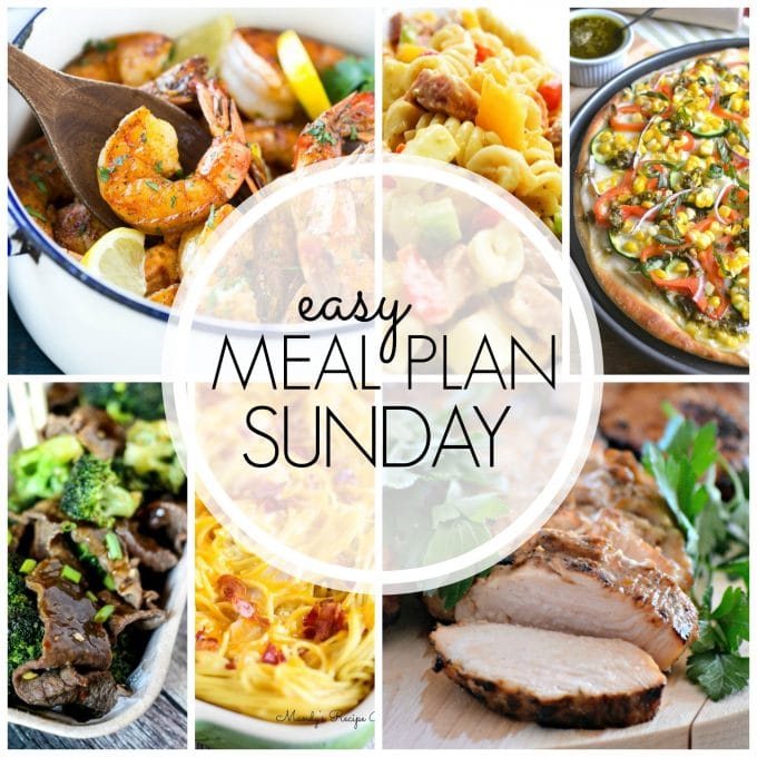 Straightforward Meal Plan Sunday - Week 58