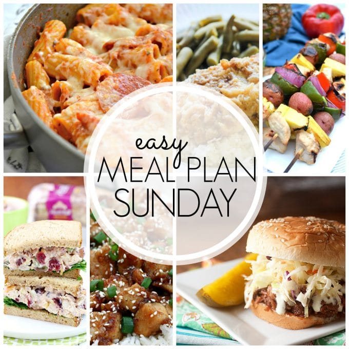 Straightforward Meal Plan Sunday - Week 59