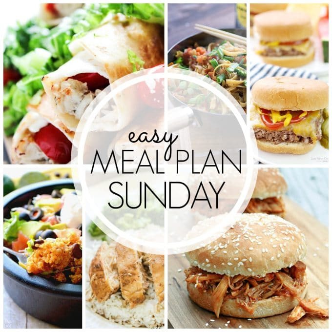 Straightforward Meal Plan Sunday - Week 60