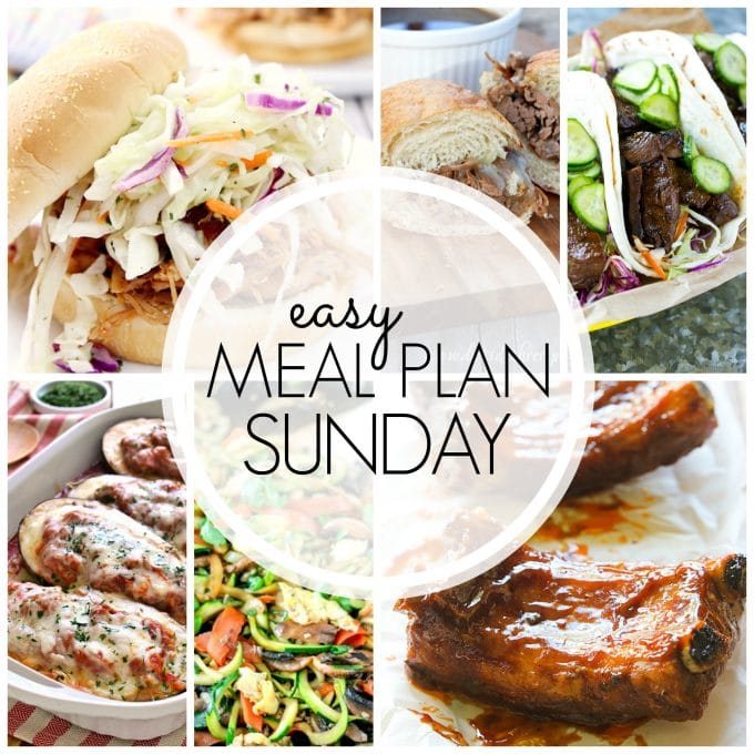 Straightforward Meal Plan Sunday - Week 62