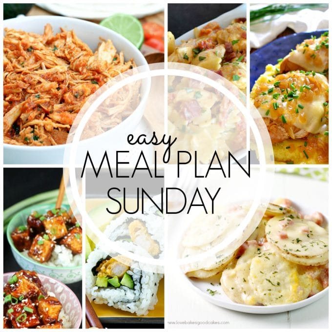 Straightforward Meal Plan Sunday - Week 63