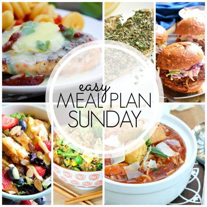 Straightforward Meal Plan Sunday - Week 64