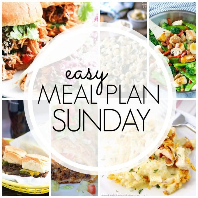 Straightforward Meal Plan Sunday Week 65