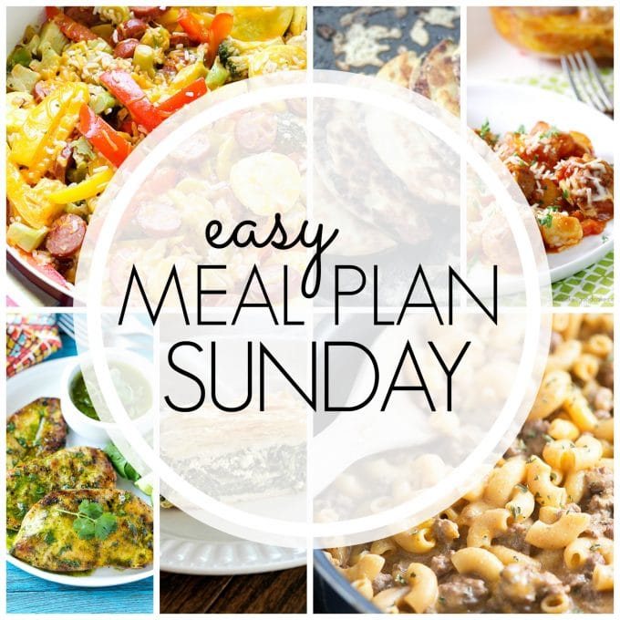Straightforward Meal Plan Sunday - Week 67