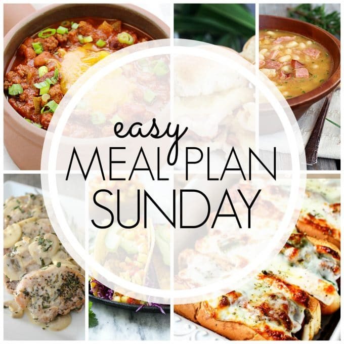 Straightforward Meal Plan Sunday Week 68