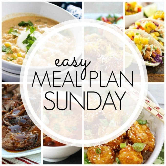Straightforward Meal Plan Sunday - Week 70