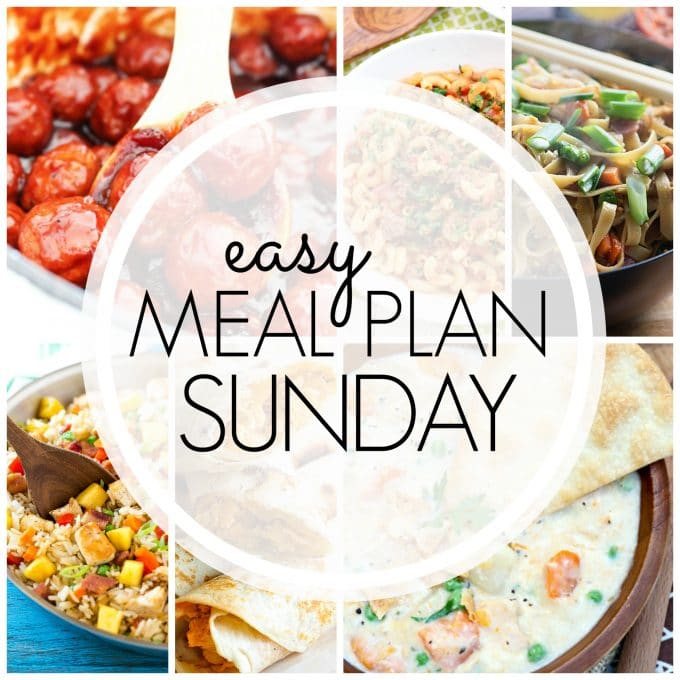 Straightforward Meal Plan Sunday - Week 73