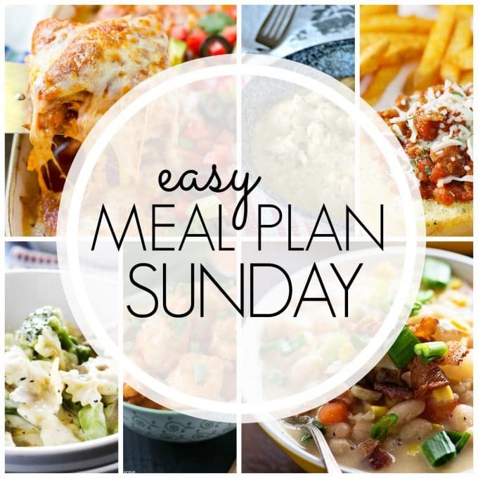 Straightforward Meal Plan Sunday - Week 75