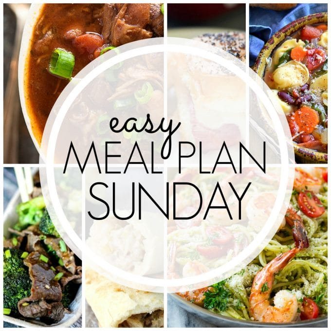 Straightforward Meal Plan Sunday - Week 77