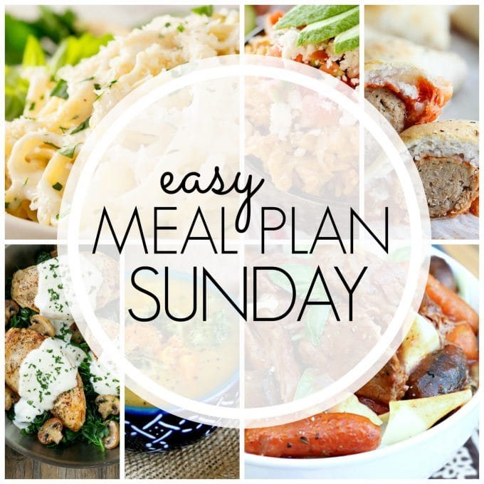 Straightforward Meal Plan Sunday - Week 81