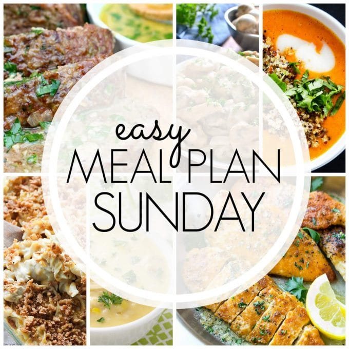 Straightforward Meal Plan Sunday - Week 83