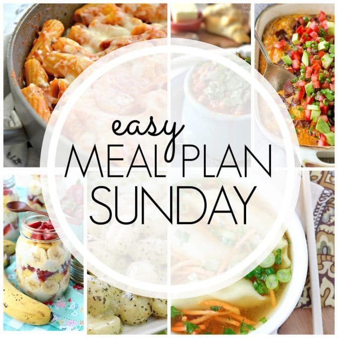 Straightforward Meal Plan Sunday - Week 86