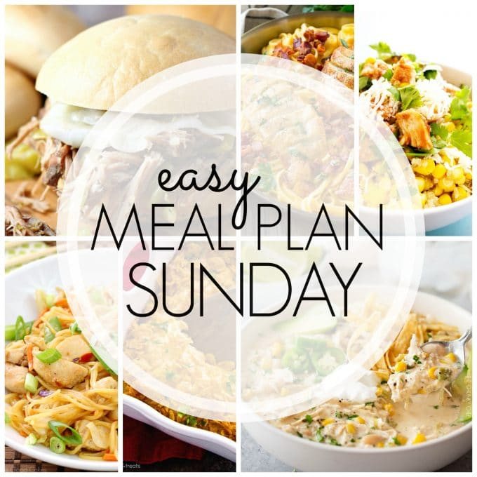 Straightforward Meal Plan Sunday - Week 87