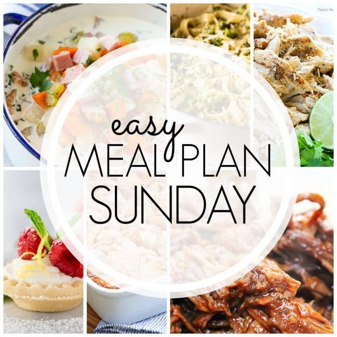 Straightforward Meal Plan Sunday - Week 89