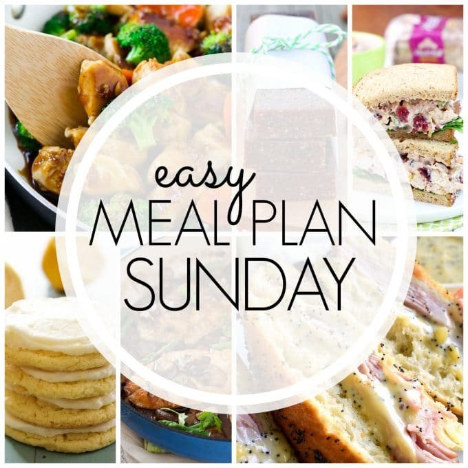 Straightforward Meal Plan Sunday Week 91