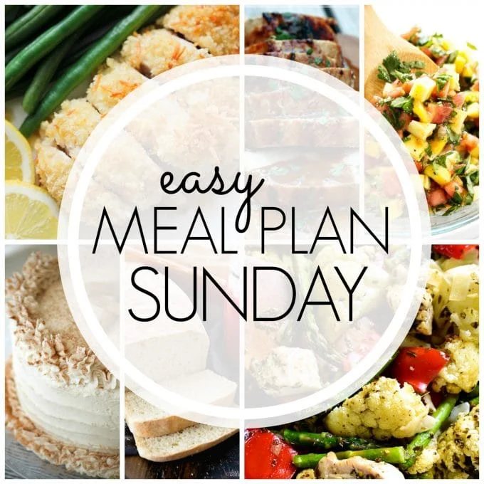Straightforward Meal Plan Sunday Week 92
