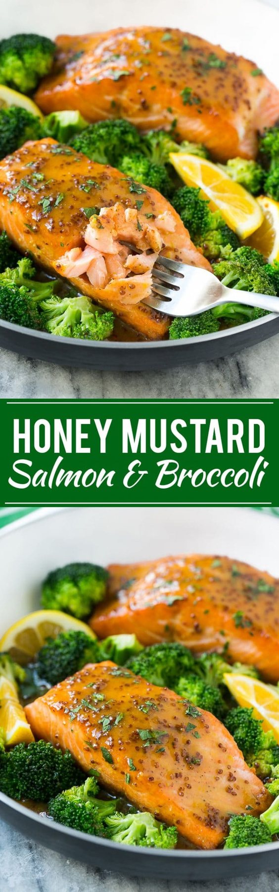 Honey Mustard Salmon Recipe | Salmon and Broccoli | Seared Salmon | One Pot Meal #onepotmeal #salmon #broccoli #dinner #dinneratthezoo