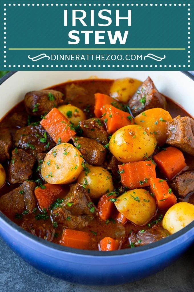 Irish Stew Recipe | Beef Stew #stew #soup #beef #carrots #potatoes #beer #stpatricksday #dinner #dinneratthezoo