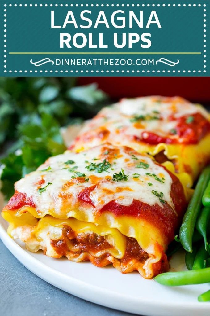 Lasagna Roll Ups Recipe | Lasagna Rolls #lasagna #pasta #beef #cheese #dinner #dinneratthezoo