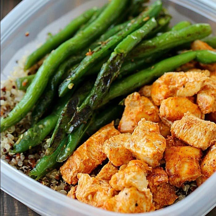 Baked Lime Chicken Bowls