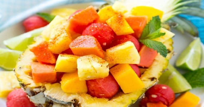 Mexican Fruit Salad: a weeknight method
