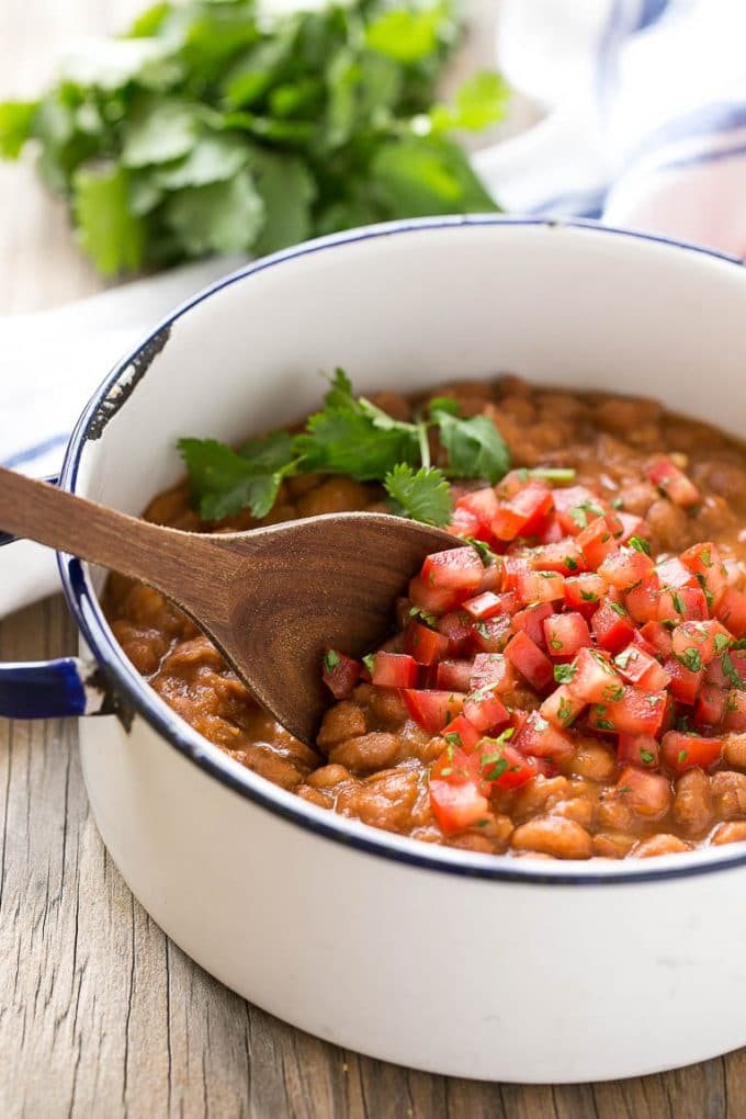 These Straightforward Mexican Pinto Beans and Rice are the reliable sides for your Mexican meal.