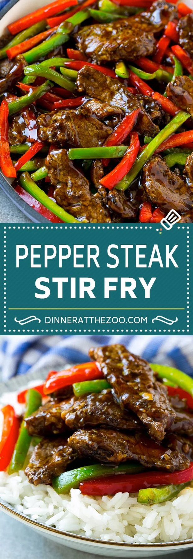 Pepper Steak Stir Fry Recipe | Chinese Pepper Steak | Steak Stir Fry | Beef Stir Fry #steak #peppers #stirfry #chinesefood #dinneratthezoo #beef