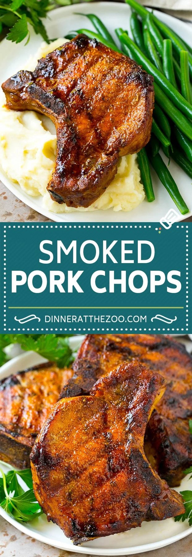 Smoked Pork Chops Recipe | Smoked Pork | Pork Chops #pork #porkchops #smoker #lowcarb #dinner #dinneratthezoo