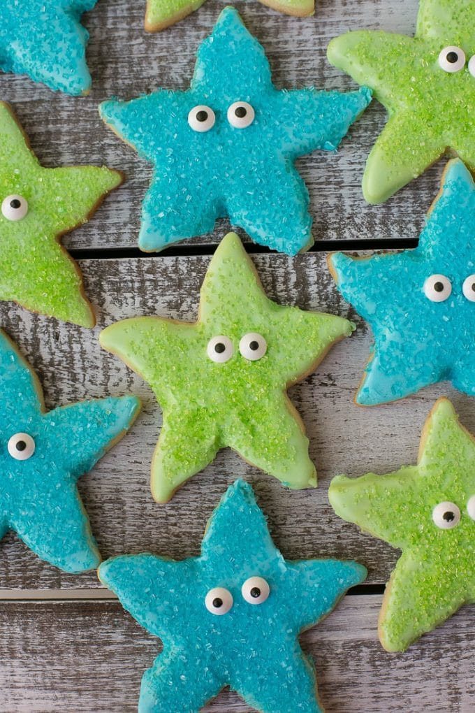 Starfish cookies - Under the Sea birthday party