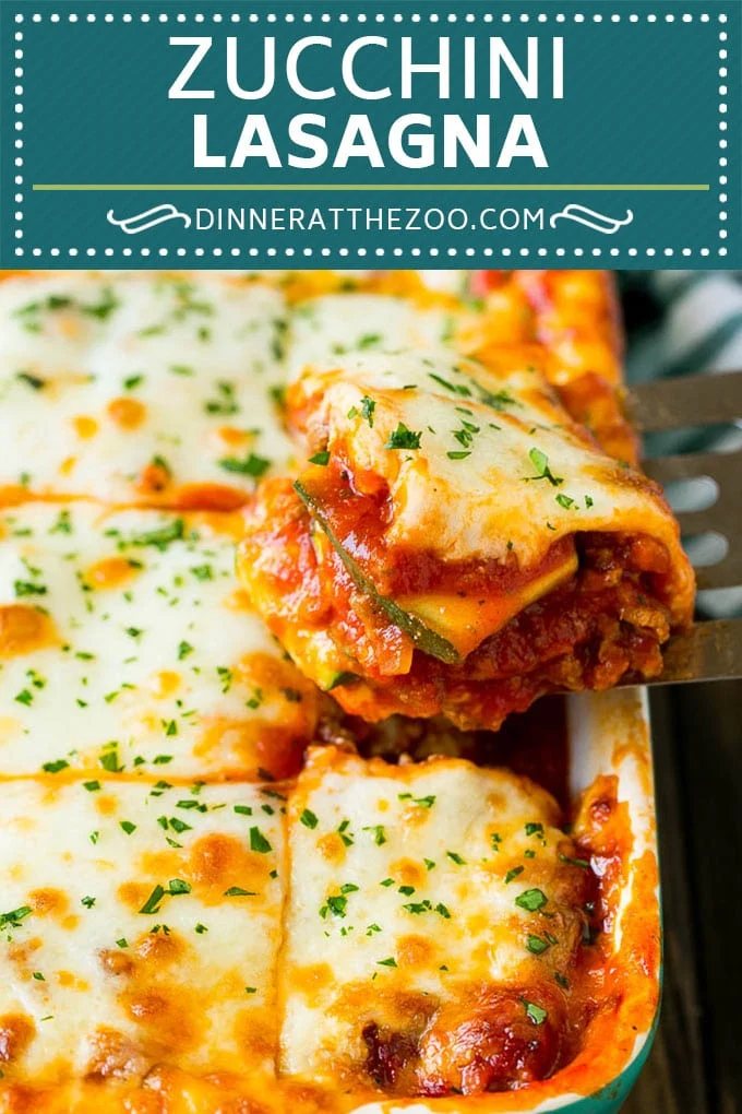 Zucchini Lasagna | Low Carb Lasagna #zucchini #lasagna #lowcarb #groundbeef #dinner #dinneratthezoo