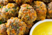 Savory Sausage Cheese Bites