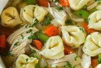 Ultimate Comfort: Slow Cooker Chicken Tortellini Soup
