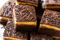 Rich Peanut Butter Chocolate Brownies