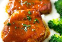 Sweet and Sticky Slow Cooker Honey Garlic Pork Chops