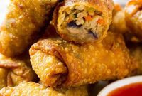 Crispy Homemade Egg Rolls