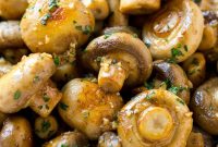 Rich Garlic Butter Mushrooms