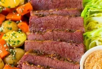 Melt-in-Your-Mouth Slow Cooker Corned Beef and Cabbage