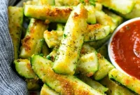 Golden Parmesan Zucchini