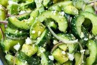 Refreshing Cucumber Feta Medley