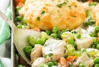 Savory Chicken & Biscuit Bake
