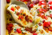 Creamy Chicken Alfredo Stuffed Shells