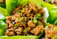 Zesty Chicken Lettuce Bites