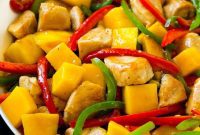 Golden Mango Glazed Chicken
