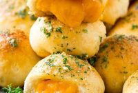 Garlic Butter Cheese Poppers